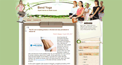 Desktop Screenshot of bend-yoga.com