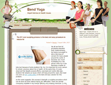 Tablet Screenshot of bend-yoga.com